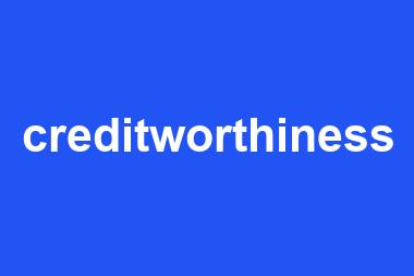 creditworthiness