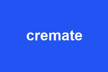 cremate