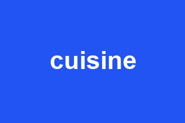 cuisine