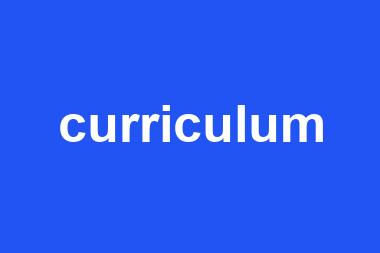 curriculum