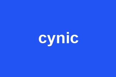 cynic