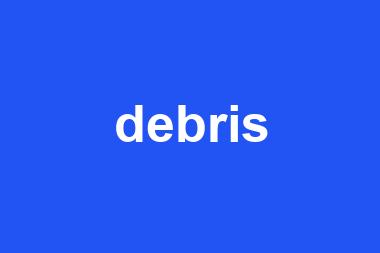 debris