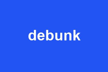 debunk