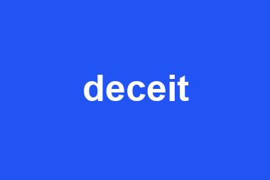 deceit