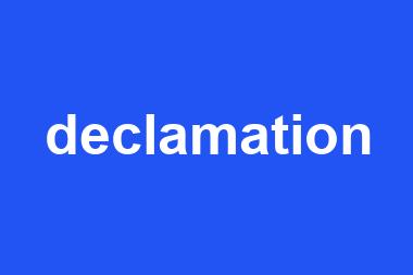 declamation