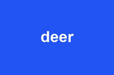 deer