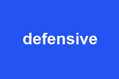 defensive