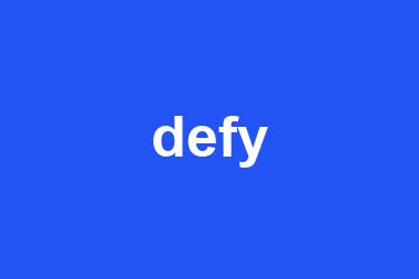 defy