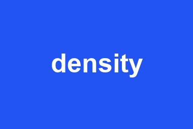 density