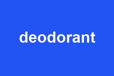 deodorant