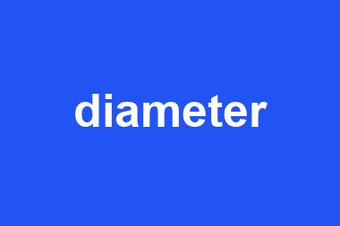 diameter