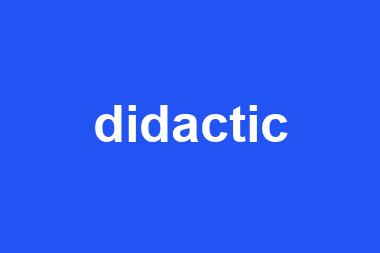 didactic