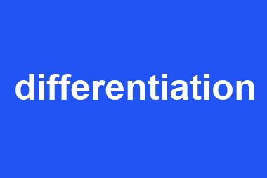 differentiation