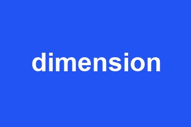 dimension