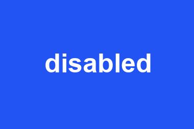 disabled