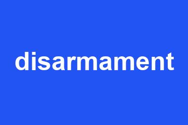 disarmament