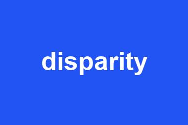 disparity