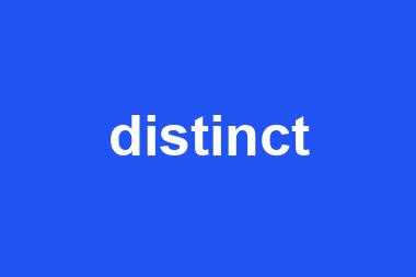 distinct