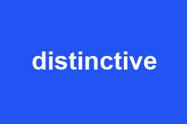 distinctive