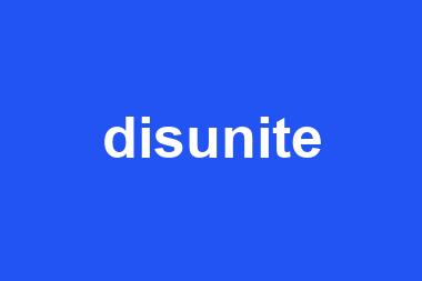 disunite