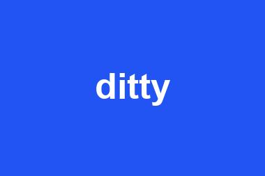 ditty