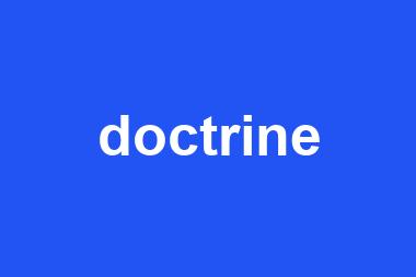 doctrine