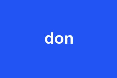 don