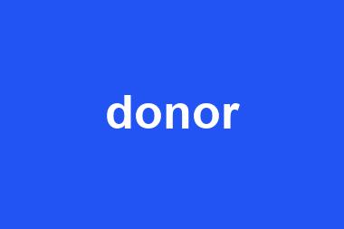 donor