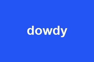 dowdy