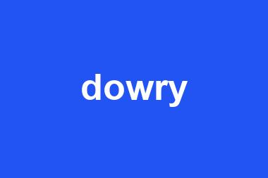 dowry