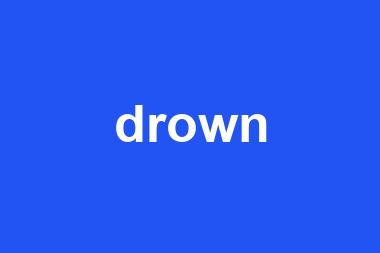 drown