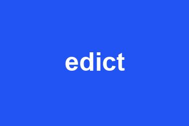 edict