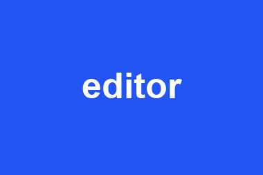 editor