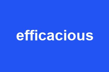 efficacious