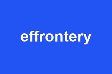 effrontery