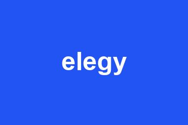 elegy