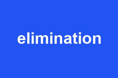 elimination