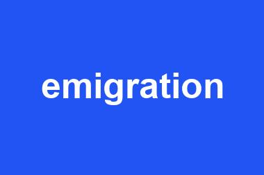 emigration