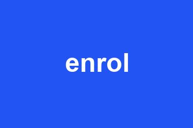 enrol