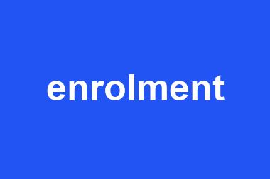 enrolment