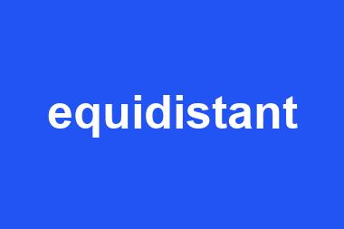 equidistant