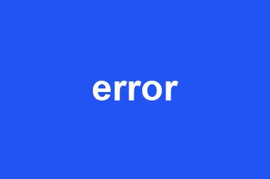 error