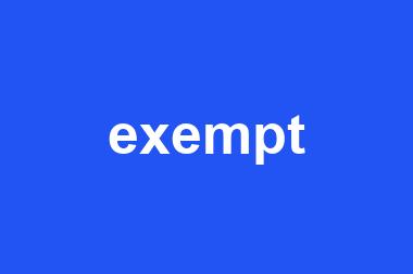 exempt