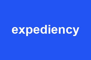 expediency