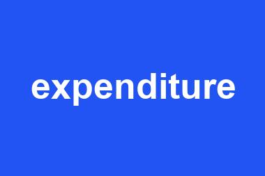 expenditure