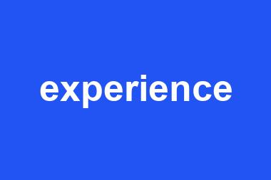 experience