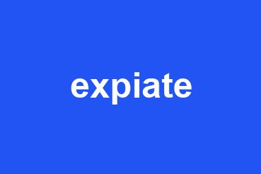 expiate