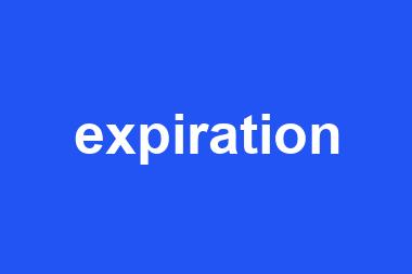 expiration