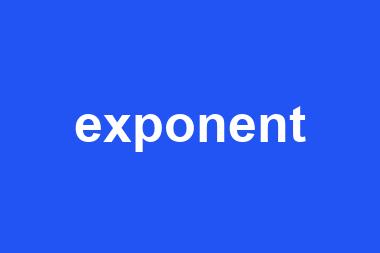 exponent