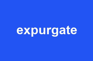 expurgate